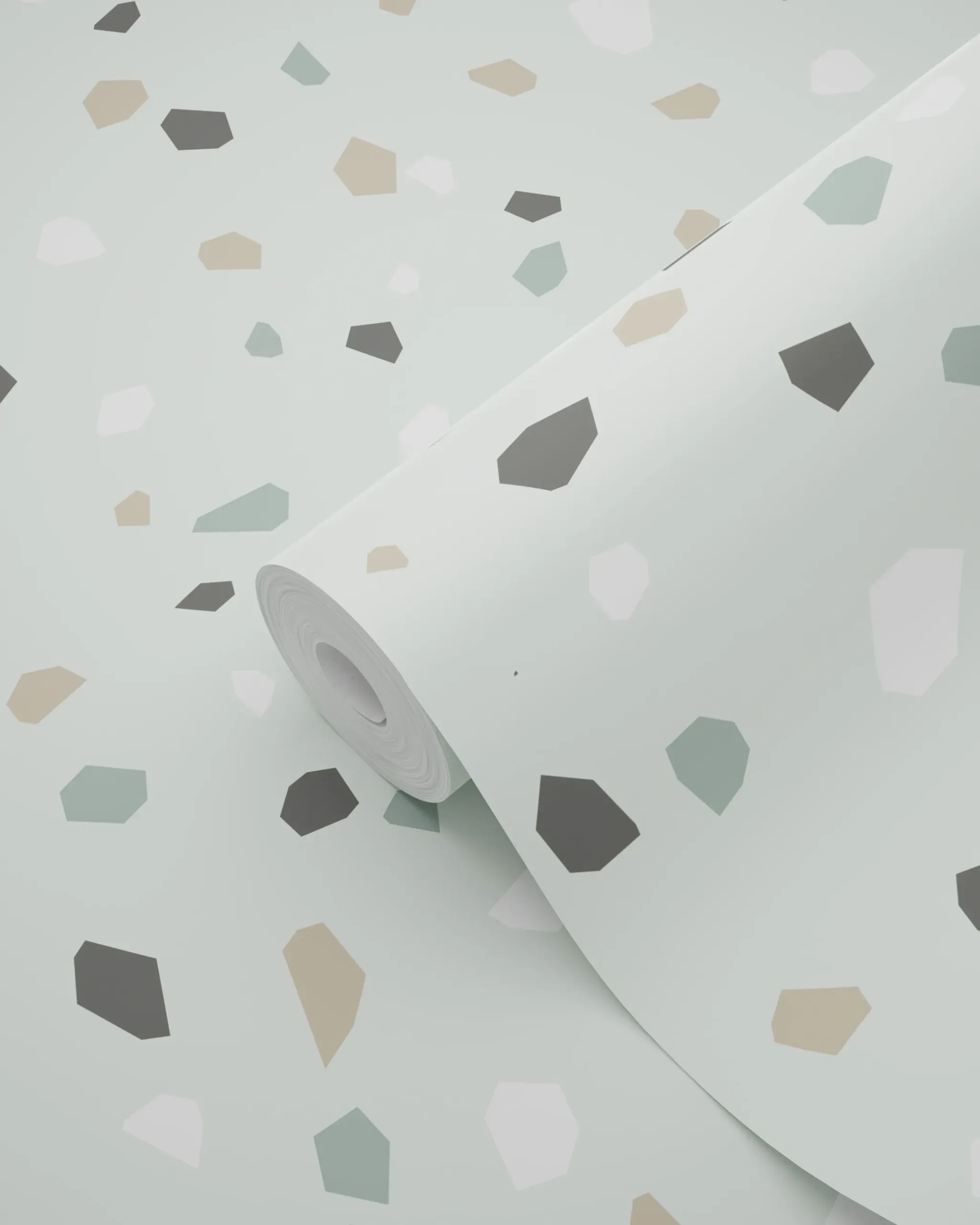 Wallpaper Terrazzo Mint Green 139036 (1)