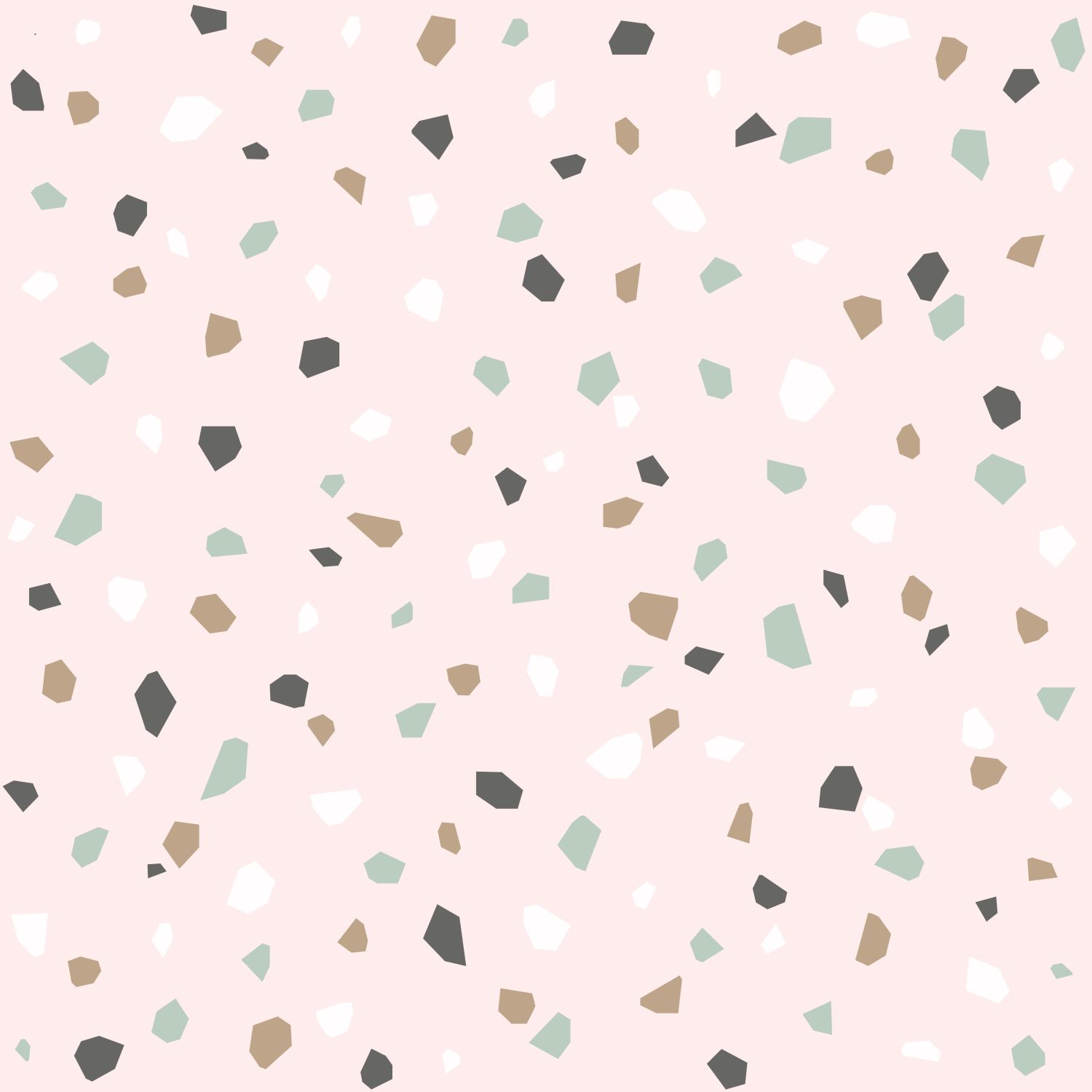 Wallpaper Terrazzo Soft pink & White & Mint Green 139035 (1) Wallpaper Terrazzo Soft pink & White & Mint Green